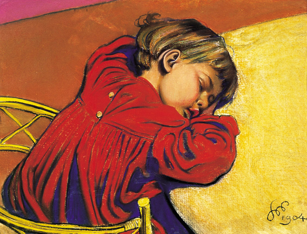 Śpiący Staś or Sleeping Staś by Stanisław Wyspiański, 1904, image: Maciej Musiał/PAP